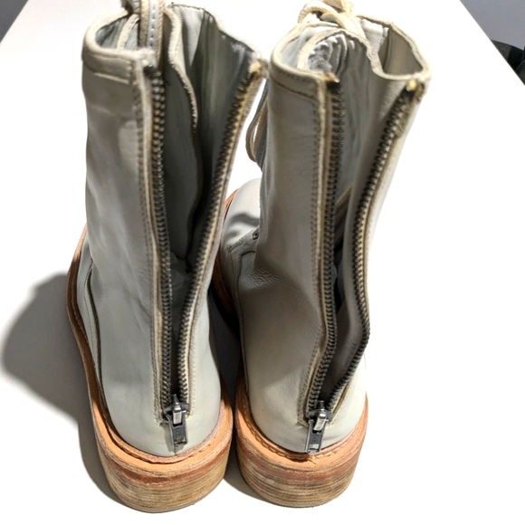 Free People Santa Fe Lace Up Eyelet Leather Boot NWOT Ecru 36 6 - Picture 12 of 16